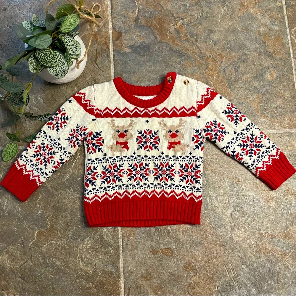 Baby Unisex Holiday Time Christmas Sweater